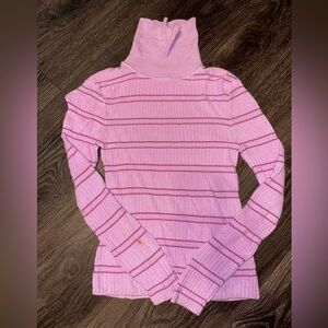 Urban Outfitters Purple Striped Turtleneck